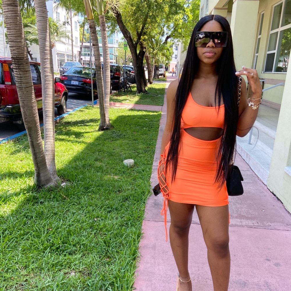 Orange Summer dress